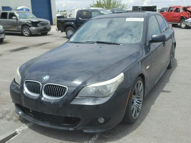 WBANW53518CT49779 - 2008 BMW 550 I BLACK photo 2