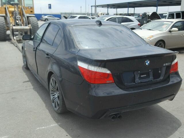 WBANW53518CT49779 - 2008 BMW 550 I BLACK photo 3