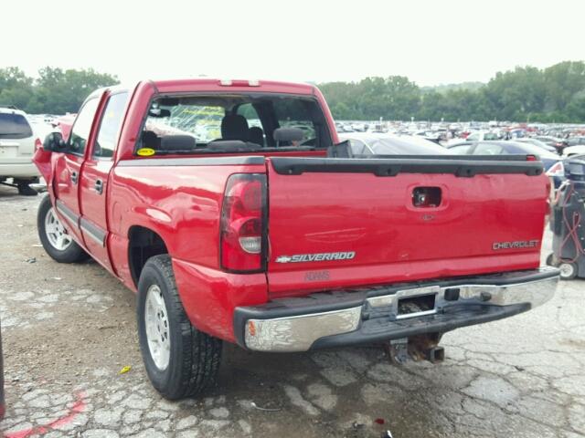 2GCEK13Z771114723 - 2007 CHEVROLET SILVERADO RED photo 3