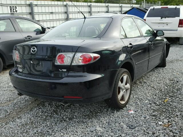 1YVHP80D265M08361 - 2006 MAZDA 6 S BLACK photo 4