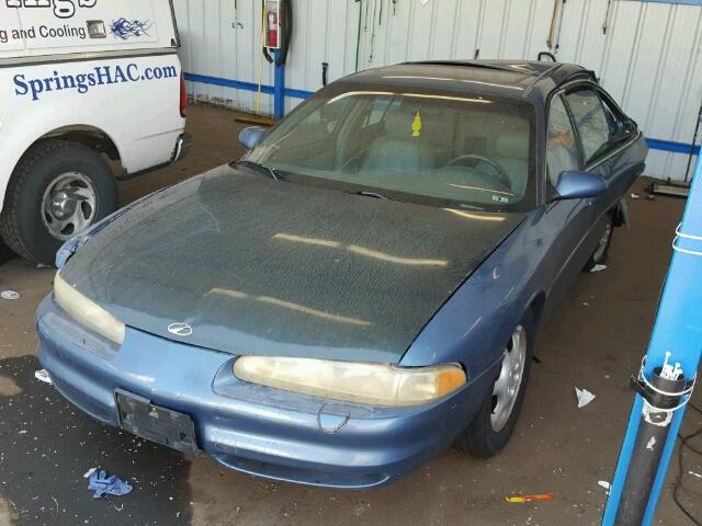 1G3WS52K5WF358328 - 1998 OLDSMOBILE INTRIGUE G BLUE photo 2