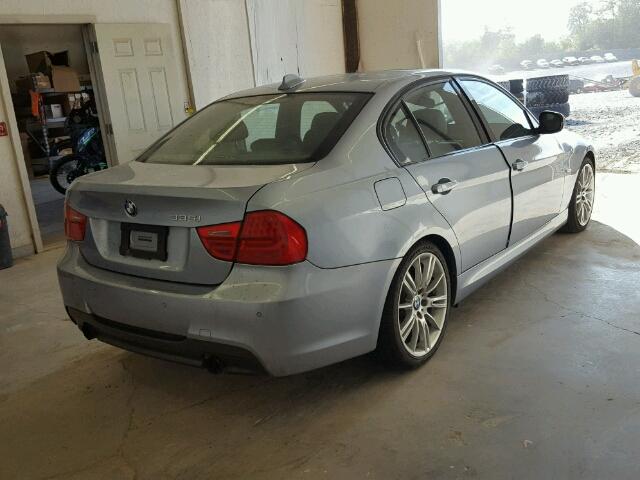 WBAPM5C54BE575518 - 2011 BMW 335I BLUE photo 4