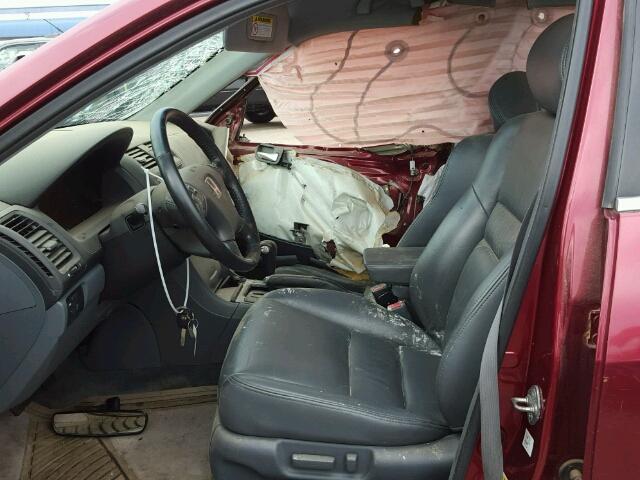 1HGCM66563A048027 - 2003 HONDA ACCORD EX MAROON photo 5