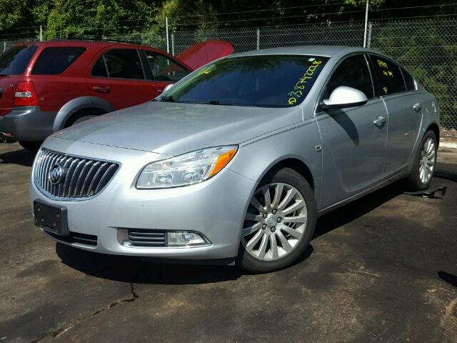 2G4GN5EC8B9180767 - 2011 BUICK REGAL CXL SILVER photo 2