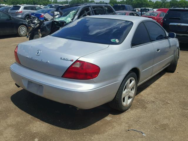 19UYA42652A004407 - 2002 ACURA 3.2CL TYPE SILVER photo 4