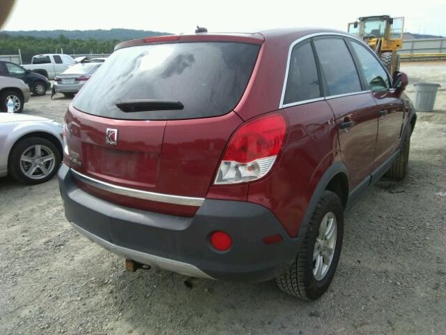 3GSCL33P99S511876 - 2009 SATURN VUE XE MAROON photo 4