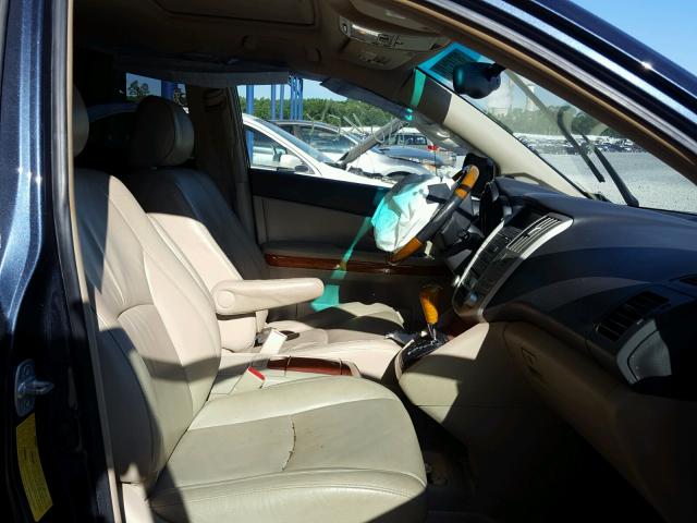 JTJGW31U560002798 - 2006 LEXUS RX 400 BLUE photo 5