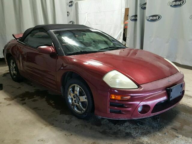 4A3AE45G65E028430 - 2005 MITSUBISHI ECLIPSE BURGUNDY photo 1