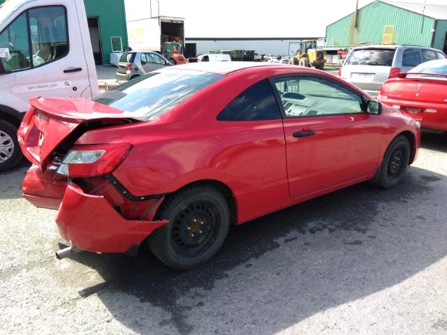 2HGFG112X9H009374 - 2009 HONDA CIVIC DX RED photo 4