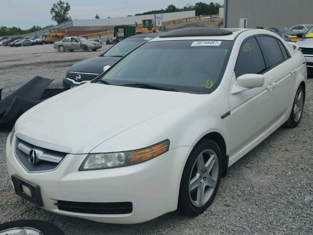 19UUA66295A029591 - 2005 ACURA TL WHITE photo 2