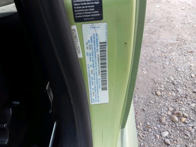 3VWCK21CX1M428410 - 2001 VOLKSWAGEN NEW BEETLE 绿色 照片 10