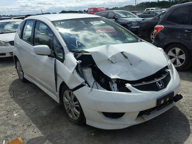 JHMGE88459S070941 - 2009 HONDA FIT SPORT WHITE photo 1