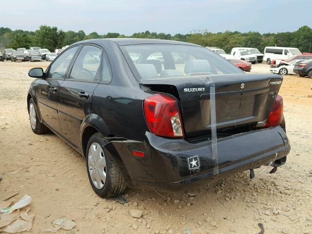 KL5JD56Z37K533489 - 2007 SUZUKI FORENZA BA BLACK photo 3