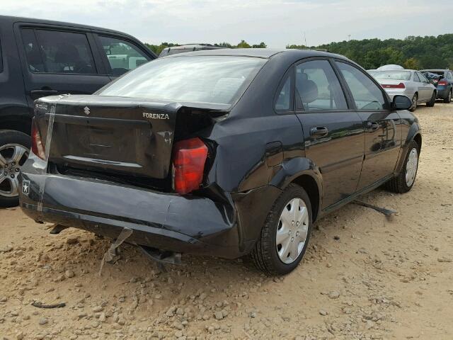 KL5JD56Z37K533489 - 2007 SUZUKI FORENZA BA BLACK photo 4