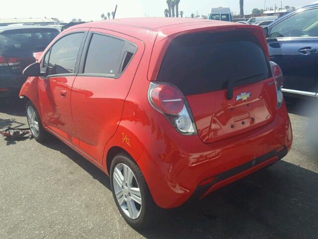 KL8CB6S91FC802871 - 2015 CHEVROLET SPARK LS RED photo 3