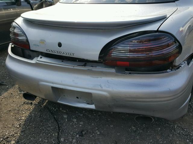 1G2WR52132F123752 - 2002 PONTIAC GRAND PRIX SILVER photo 10