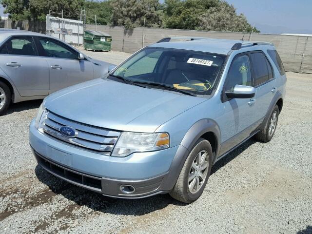 1FMDK02W98GA44848 - 2008 FORD TAURUS X BLUE photo 2