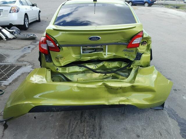 3FADP4BJ5DM219751 - 2013 FORD FIESTA SE GREEN photo 9