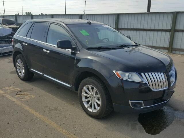 2LMDJ8JK5BBJ02893 - 2011 LINCOLN MKX BLACK photo 1