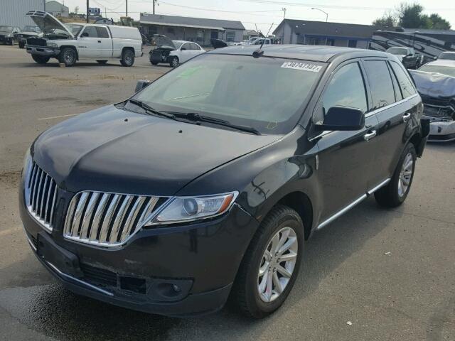 2LMDJ8JK5BBJ02893 - 2011 LINCOLN MKX BLACK photo 2