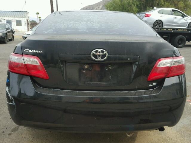 4T1BE46K27U172958 - 2007 TOYOTA CAMRY CE/L BLACK photo 10