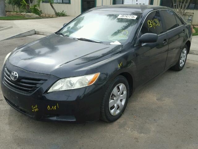 4T1BE46K27U172958 - 2007 TOYOTA CAMRY CE/L BLACK photo 2