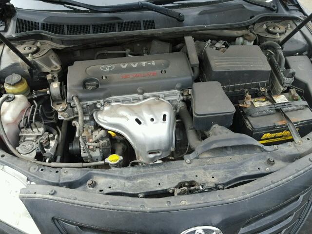 4T1BE46K27U172958 - 2007 TOYOTA CAMRY CE/L BLACK photo 7