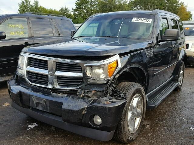 1D8GU58K97W688658 - 2007 DODGE NITRO BLACK photo 2