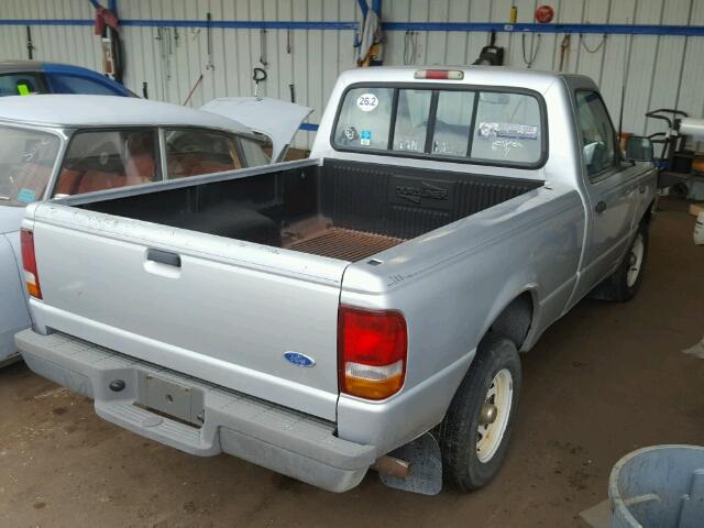 1FTCR10A8TTA31503 - 1996 FORD RANGER SILVER photo 4