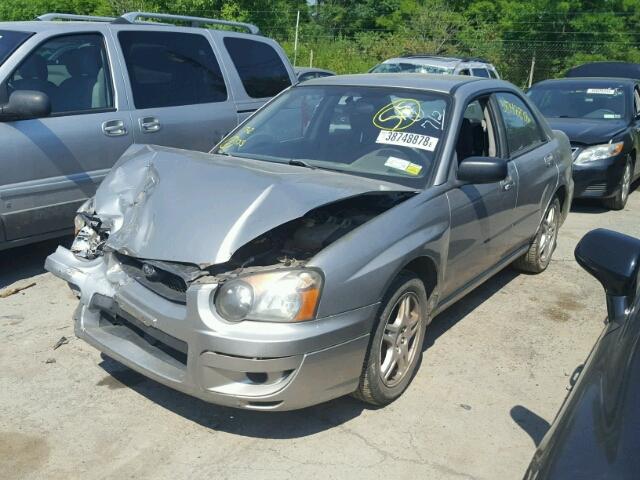 JF1GD67585G518952 - 2005 SUBARU IMPREZA RS GRAY photo 2