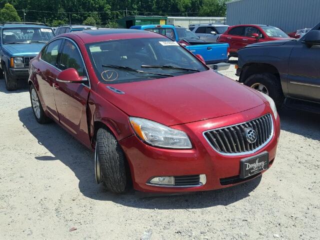 2G4GS5EV4C9214585 - 2012 BUICK REGAL PREM RED photo 1