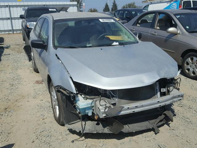 3FAHP0GA8CR354842 - 2012 FORD FUSION S SILVER photo 1