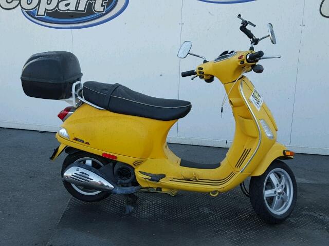 ZAPM688FXC5400578 - 2012 VESPA LX 150IE YELLOW photo 9