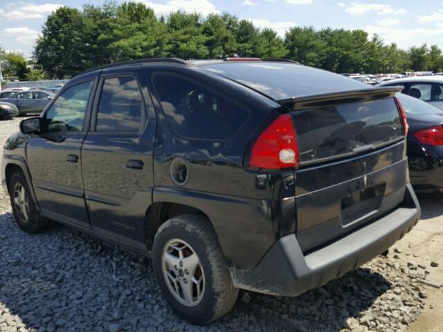 3G7DA03E23S530617 - 2003 PONTIAC AZTEK BLACK photo 3