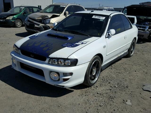 JF1GM67501G402543 - 2001 SUBARU IMPREZA RS WHITE photo 2