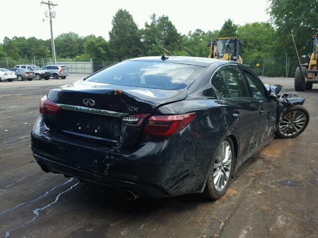 JN1EV7AP9JM357380 - 2018 INFINITI Q50 LUXE BLACK photo 4