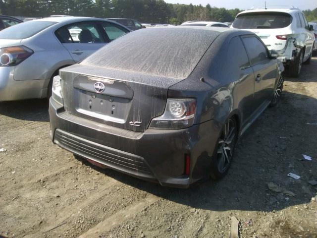 JTKJF5C73E3085665 - 2014 TOYOTA SCION TC GRAY photo 4