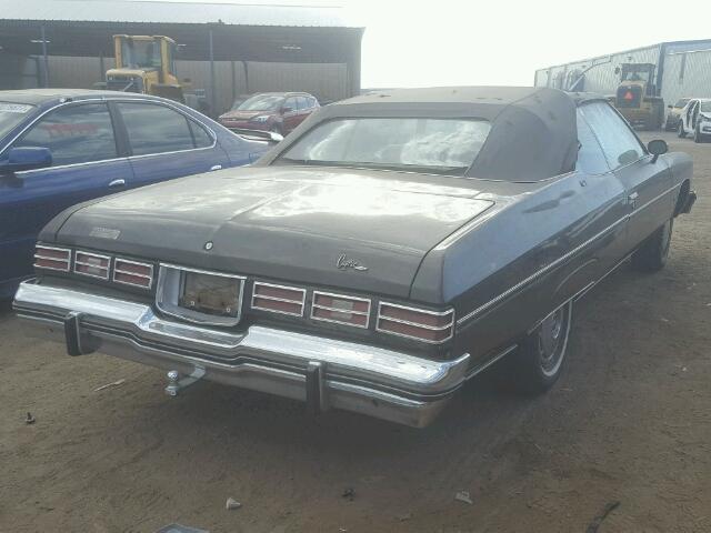 1N67H5S163450 - 1975 CHEVROLET CAPRICE BLACK photo 4