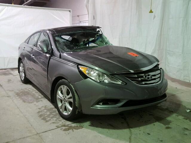 5NPEC4AC6DH579498 - 2013 HYUNDAI SONATA SE GRAY photo 1