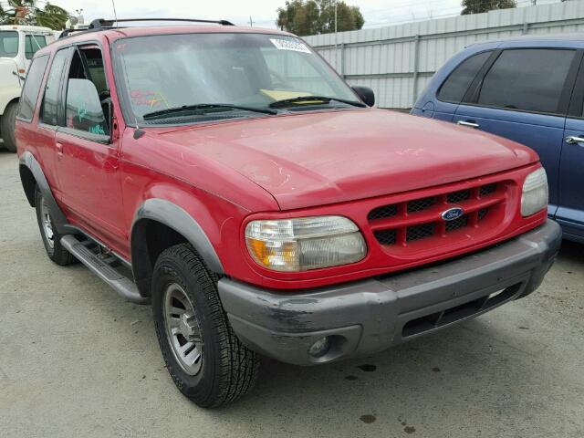 1FMYU22E2XUA35276 - 1999 FORD EXPLORER RED photo 1