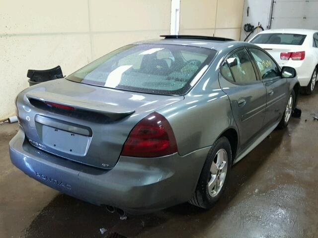 2G2WS522951124915 - 2005 PONTIAC GRAND PRIX GRAY photo 4