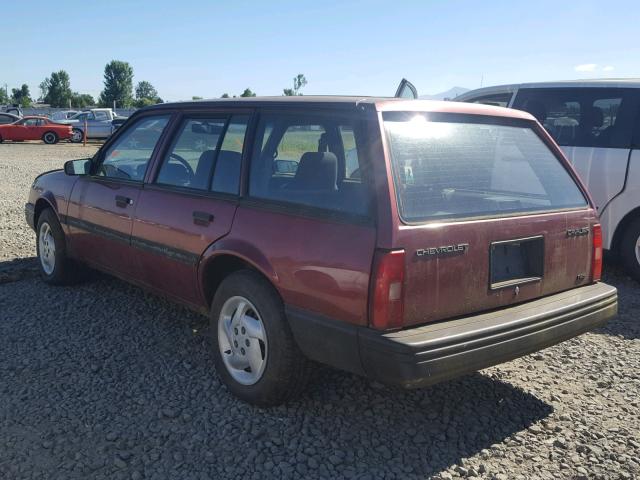 1G1JC8449P7277604 - 1993 CHEVROLET CAVALIER V RED photo 3