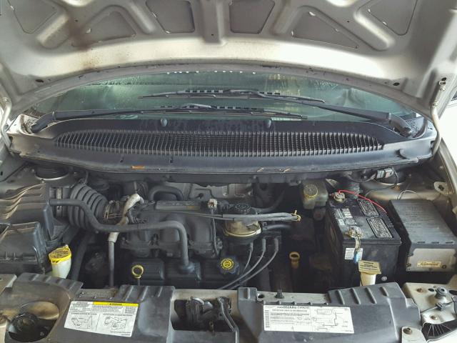 1D4GP45R54B557041 - 2004 DODGE CARAVAN SX GRAY photo 7