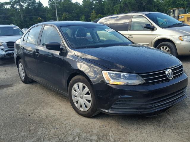 3VW2K7AJ5FM310523 - 2015 VOLKSWAGEN JETTA BASE Սև լուսանկար 1