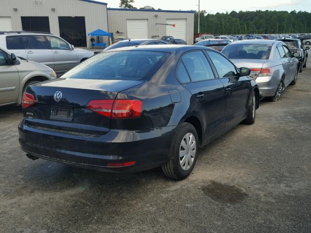 3VW2K7AJ5FM310523 - 2015 VOLKSWAGEN JETTA BASE Սև լուսանկար 4