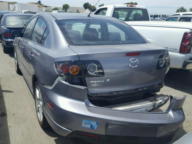 JM1BK323851261051 - 2005 MAZDA 3 S GRAY photo 3