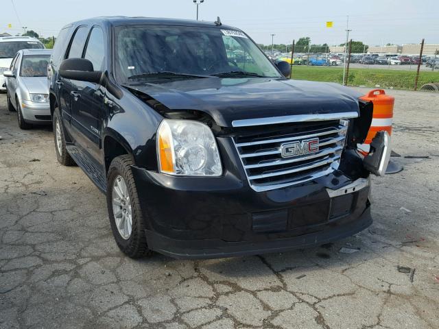 1GKFK13528R227932 - 2008 GMC YUKON HYBR BLACK photo 1