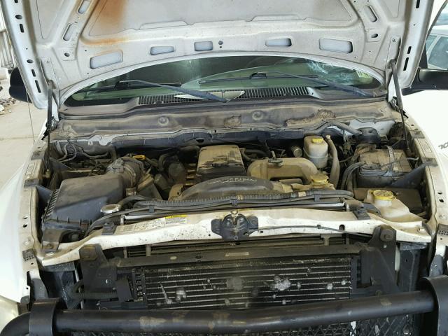 3D7KU28C03G841037 - 2003 DODGE RAM 2500 S WHITE photo 7