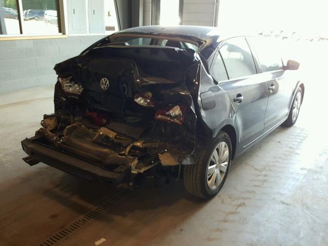 3VW2K7AJ1CM391161 - 2012 VOLKSWAGEN JETTA BASE 黑色 照片 4
