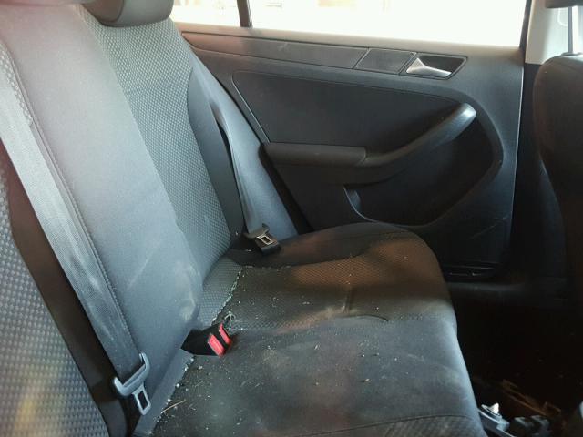 3VW2K7AJ1CM391161 - 2012 VOLKSWAGEN JETTA BASE 黑色 照片 6